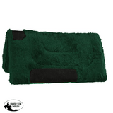 Showman ® 24X 24 Kodel Fleece Princess Pad. Hunter Green Western Pads