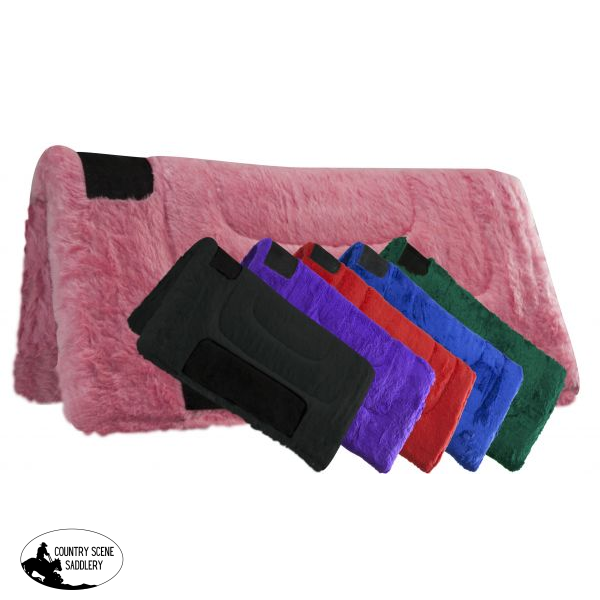 Showman ® 24X 24 Kodel Fleece Princess Pad. Pink Western Pads