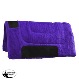 Showman ® 24X 24 Kodel Fleece Princess Pad. Purple (Out) Western Pads