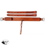 New! .showman ® 3 Wide Basketweave Tooled Leather Back Cinch. Girths & Saddle Riggings »
