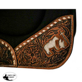 Showman ® 31" x 32" x 1" Black felt pad with built up sides. - Country Scene Saddlery and Pet Supplies