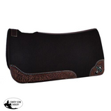 Showman ® 31" X 32" x 1" felt pad with beaded cross inlay. - Country Scene Saddlery and Pet Supplies