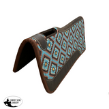 Showman ® 31" x 32" Nylon Printed Top Contoured Felt Bottom Saddle Pad - Country Scene Saddlery and Pet Supplies