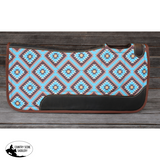 Showman ® 31’’ x 32’’ Nylon Printed Top Contoured Felt Bottom Saddle Pad - Western Pad