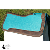 Showman ® 31" x 32" Teal felt saddle pad. - Country Scene Saddlery and Pet Supplies
