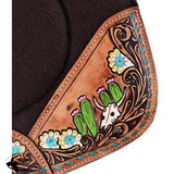 New! Showman ® 32 X 31 1 Brown Built Up Felt Saddle Pad With.