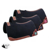Showman ® 32" X 31" x 1" felt pad with beaded cross inlay. - Country Scene Saddlery and Pet Supplies