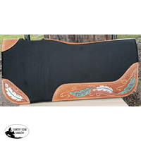 New! Showman ® 32 X 31 Black Felt Saddle Pad. #felt Pad