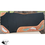 New! Showman ® 32 X 31 Black Felt Saddle Pad. #felt Pad