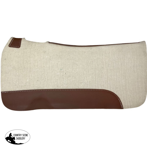 Showman ® 32 X 31 Contoured Mohair Pure Wool Saddle Pad Western