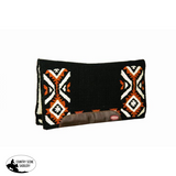 Showman® 33" X 38" contoured cutter style saddle pad with navajo top design. - Country Scene Saddlery and Pet Supplies