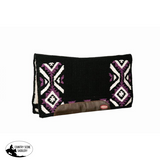 Showman® 33" X 38" contoured cutter style saddle pad with navajo top design. - Country Scene Saddlery and Pet Supplies