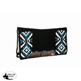 Showman® 33" X 38" contoured cutter style saddle pad with navajo top design. - Country Scene Saddlery and Pet Supplies