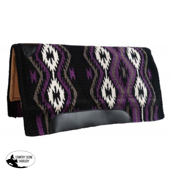 New! Showman® 34 X 36 100% Wool Top And Memory Felt Lined Pad. Purple