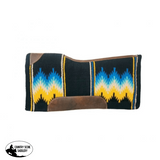Showman® 34" x 36" x 3/4" Black, Blue and mustard colored - Country Scene Saddlery and Pet Supplies