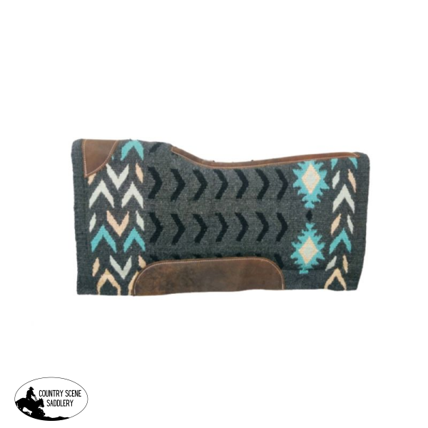 Showman® 34 X 36 3/4 Gray Teal And Cream-Colored Saddle Pads & Blankets