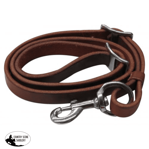 Showman ® 3/4 X 40 Oiled Harness Leather Tie Down Strap. Tie Down Straps