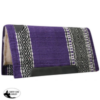Showman ® 36 X 34 Cutter Pad. Purple/black Saddle Pads & Blankets