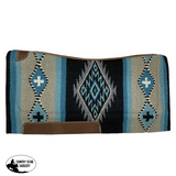 Showman ® 36” X 34” Wool Top Contoured Memory Felt Bottom Saddle Pad – Navajo Diamond - Country Scene Saddlery and Pet Supplies