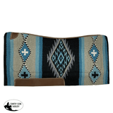 Showman ® 36” X 34” Wool Top Contoured Memory Felt Bottom Saddle Pad – Navajo Diamond - Country Scene Saddlery and Pet Supplies