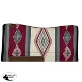 Showman ® 36” X 34” Wool Top Contoured Memory Felt Bottom Saddle Pad – Navajo Diamond - Country Scene Saddlery and Pet Supplies