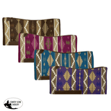 Showman ® 36” X 34” Wool Top Contoured Memory Felt Bottom Saddle Pad – Southwest - Country Scene Saddlery and Pet Supplies