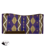 Showman ® 36” X 34” Wool Top Contoured Memory Felt Bottom Saddle Pad – Southwest - Country Scene Saddlery and Pet Supplies