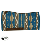 Showman ® 36” X 34” Wool Top Contoured Memory Felt Bottom Saddle Pad – Southwest - Country Scene Saddlery and Pet Supplies