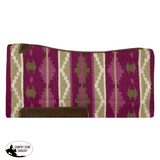 Showman ® 36” X 34” Wool Top Contoured Memory Felt Bottom Saddle Pad – Southwest - Country Scene Saddlery and Pet Supplies