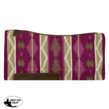 Showman ® 36” X 34” Wool Top Contoured Memory Felt Bottom Saddle Pad – Southwest - Country Scene Saddlery and Pet Supplies