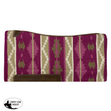 Showman ® 36” X 34” Wool Top Contoured Memory Felt Bottom Saddle Pad – Southwest - Country Scene Saddlery and Pet Supplies