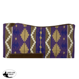 Showman ® 36” X 34” Wool Top Contoured Memory Felt Bottom Saddle Pad – Southwest - Country Scene Saddlery and Pet Supplies