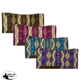 Showman ® 36” X 34” Wool Top Contoured Memory Felt Bottom Saddle Pad – Southwest - Country Scene Saddlery and Pet Supplies