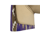 Showman ® 36 X 34 Wool Top Contoured Memory Felt Bottom Saddle Pad Southwest Western