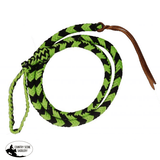 Showman ® 4.5 ft Braided nylon Over & Under whip. - Country Scene Saddlery and Pet Supplies
