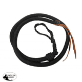 Showman ® 4.5 Ft Braided Nylon Over & Under Whip. Black Whips