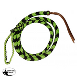 Showman ® 4.5 ft Braided nylon Over & Under whip. - Country Scene Saddlery and Pet Supplies
