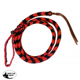 Showman ® 4.5 ft Braided nylon Over & Under whip. - Country Scene Saddlery and Pet Supplies