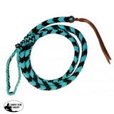 Showman ® 4.5 ft Braided nylon Over & Under whip. - Country Scene Saddlery and Pet Supplies
