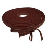 Showman® 8ft Argentina Cowhide Leather Split Reins. - Country Scene Saddlery and Pet Supplies