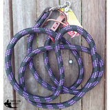 Showman ® 8ft braided nylon barrel reins with scissor snap end - Country Scene Saddlery and Pet Supplies