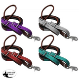 Showman ® 8ft Glitter leather contest reins. - Country Scene Saddlery and Pet Supplies