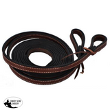 Showman® 8ft Leather Split Reins. - Country Scene Saddlery and Pet Supplies