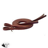 Showman ® 8ft X 5/8" Double stitched leather split reins. - Country Scene Saddlery and Pet Supplies
