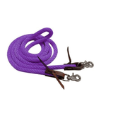 Showman ® 96" Derby nylon barrel reins with scissor snap ends. - Country Scene Saddlery and Pet Supplies