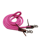 Showman ® 96" Derby nylon barrel reins with scissor snap ends. - Country Scene Saddlery and Pet Supplies