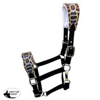 New! Showman ® Adjustable Black Nylon Bronc Halter