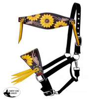 New! Showman ® Adjustable Nylon Bronc Halter. Wither Strap