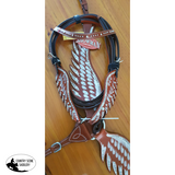 New ! ~ Showman ® Angel Wing Headstall And Breast Collar Set.