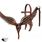 ~ Showman ® Angel wing headstall and breast collar set. - Country Scene Saddlery and Pet Supplies